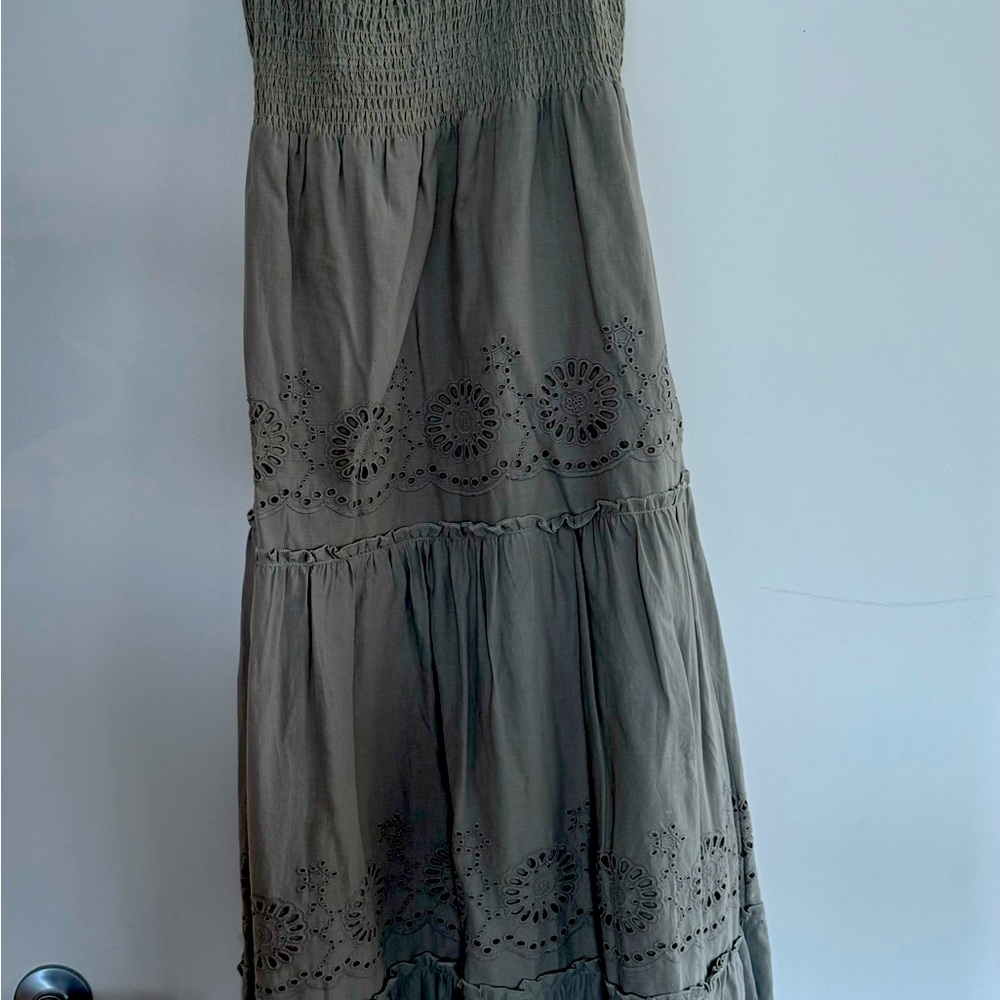 army green sundress